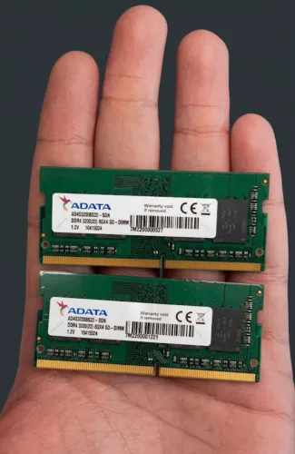Kit Memória RAM ADATA 16GB (2x 8GB) DDR4 3200MHz SO-DIMM para Notebook - Seminovas