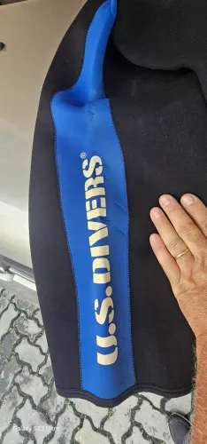Roupa de mergulho US Divers estilo bermuda - tamanho Large