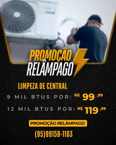 Limpeza de central de ar 