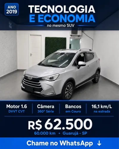 JAC T50 1.6 16V 5P Aut. 2019