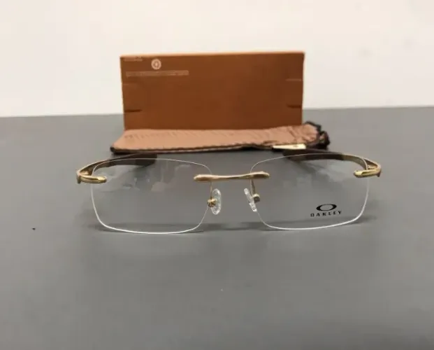 óculos armação de grau oakley evade gold