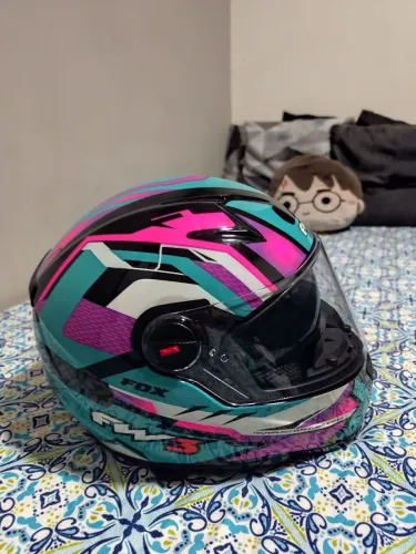 Capacete FW3 Fox - Seminovo (usado apenas 2x)
