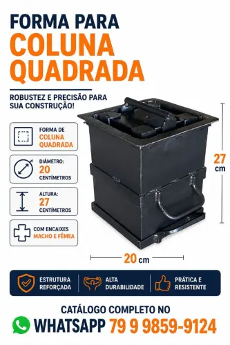 Forma de coluna quadrada