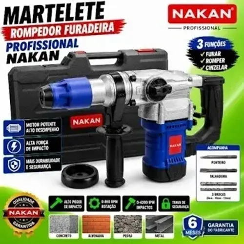 Martelete 220V 1250w Super potente