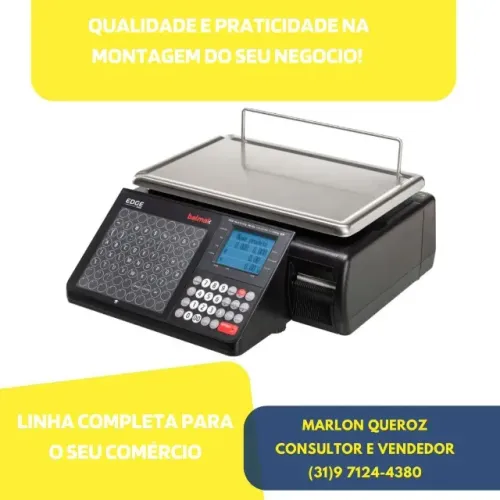 Balança Etiquetadora 32 Kg Balmak Nova