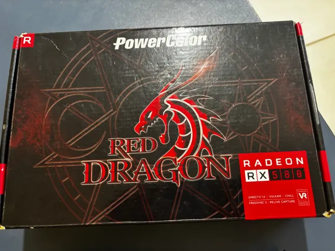 Placa de vídeo Red Dragon Rx 580 08 gb