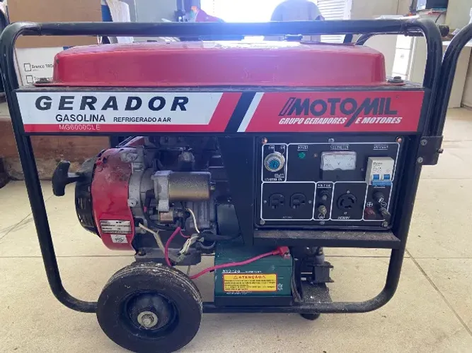 Gerador Motomil MG-6000CLE 6000W Gasolina - Nunca Utilizado