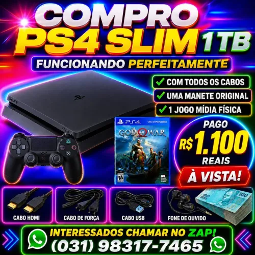 Ps4 slim 1 tb