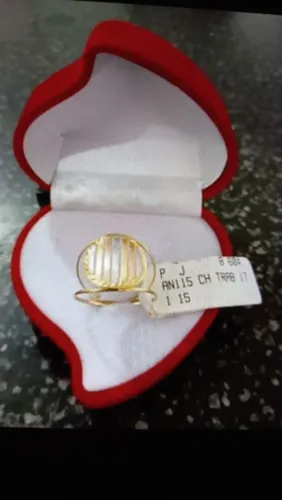 Anel de Ouro Chapinha 18k.