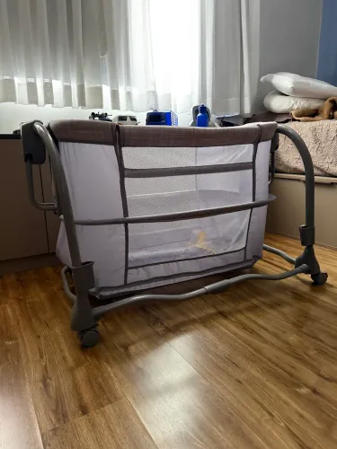 Berço Bebê Mastela Techno 4 em 1 Automático Bluetooth Balanço - Até 18kg