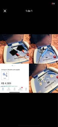 Sonopulse II - ultrassom, terapia combinada