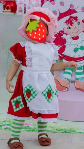 Roupa Tema Moranguinho 1 ano