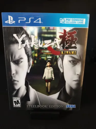Steelbook+ Jogo Yakuza + Luva PS4