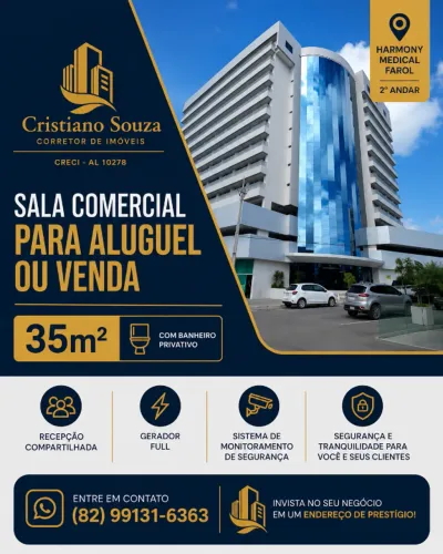 SALA COMERCIAL NO HARMONY MEDICAL - FAROL