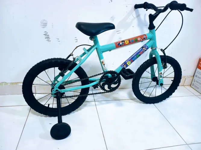 BICICLETA INFANTIL ARO 16 ( 3 A 7 ) ANOS 