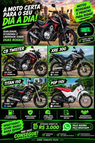 ? A MOTO QUE VOCÊ ESTAVA PROCURANDO!