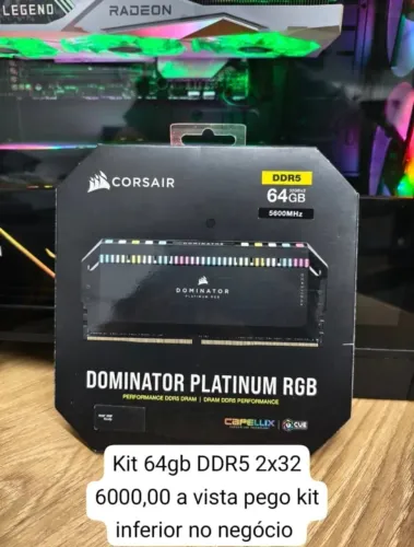 64gb DDR5 Memória Ram