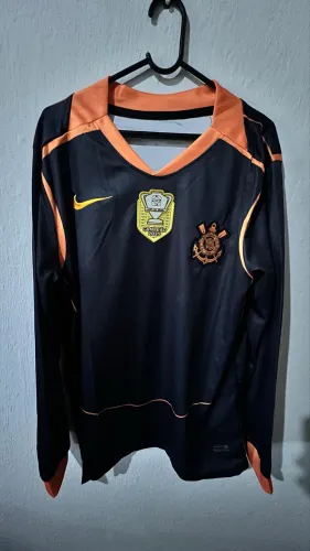 MANGA LONGA CORINTHIANS 2025 LARANJA TOTAL 90