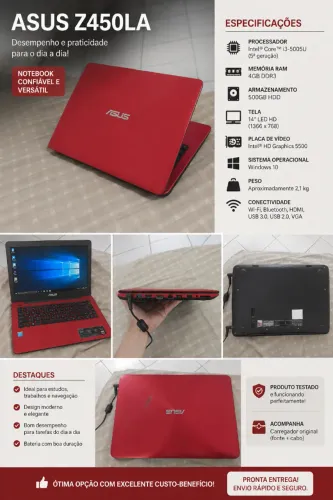 Notebook Asus Z450la