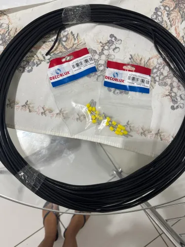 50M Fio 0,4MM + 20und Terminal Tubular 0,6MM