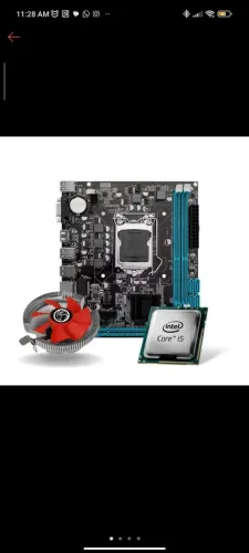 Kit Intel i5 3470, placa mãe H61, 2x4 gb memoria Ram