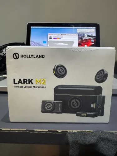 Hollyland LARK M2 Duplo Lightning iPhone - Completo na Caixa