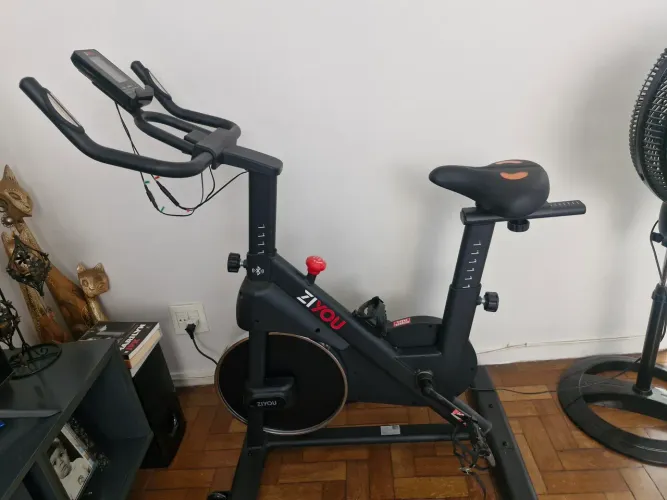 Bicicleta Spinning Ergométrica Ziyou 150-S Bluetooth | Mecânica 13kg | 110Kg | Silenciosa