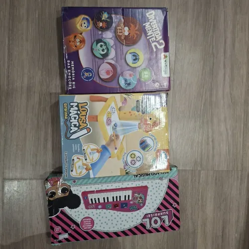 Kit brinquedos lotinho 3 brinquedos