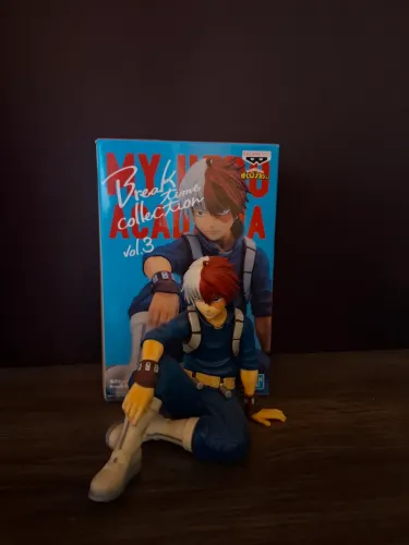 Shoto Todoroki do anime My Hero Academia, da linha Break Time Collection Vol.3 Banpresto.