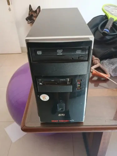CPU Computador Semp Toshiba STi Core 2 Duo + 3GB RAM + HD 320GB + Teclado e Mouse