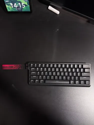 Teclado Mecânico com Switch Magnético Mad 60 HE RGB
