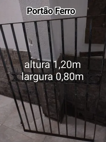 Portao de Ferro 80cm