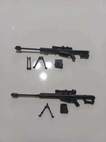 Acessórios G.I. Joe classified rifles de sniper (valor unitário)