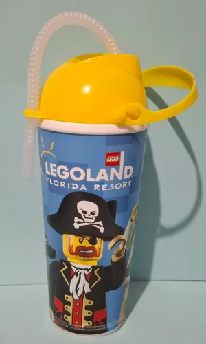 Legolandia Copo Com canudo Colecionável Florida Resort