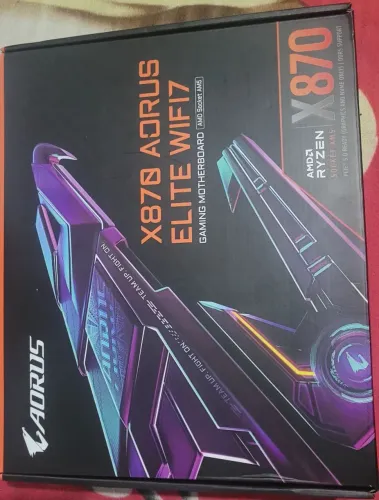 Placa mãe Gigabyte X870 Aorus Elite WIFI7, DDR5, Socket AMD AM5, ATX