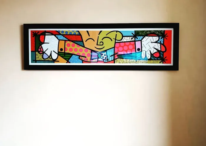 Quadro estilo romero Brito, impressão autorizada