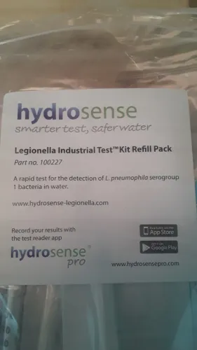 Teste rápido de campo para legionella - Lote com 11 unidades (Para 11 testes rápidos)