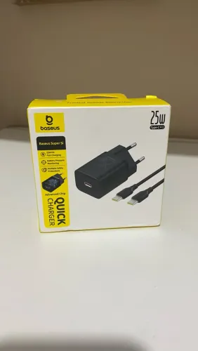 Carregador Baseus Super Si 25W USB-C + Cabo USB-C ? Novo