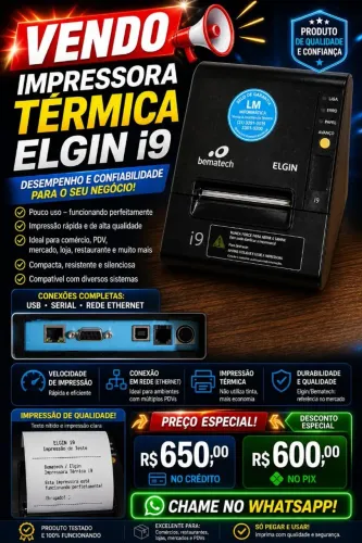 IMPRESSORA ELGIN I9
