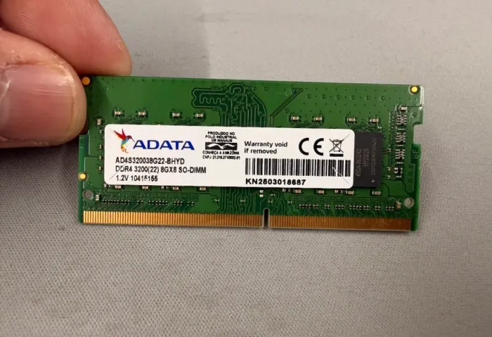 Memória RAM DDR4 8GB 3200Mhz Notebook Adata