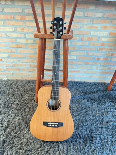 Violão Giannini baby Glg-36s regulado Cordas elixir aceito trocas