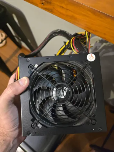 Vendo/troco Fonte Gamer K-Mex 300W, PK-501 Pc Wells, ATX, Preto 