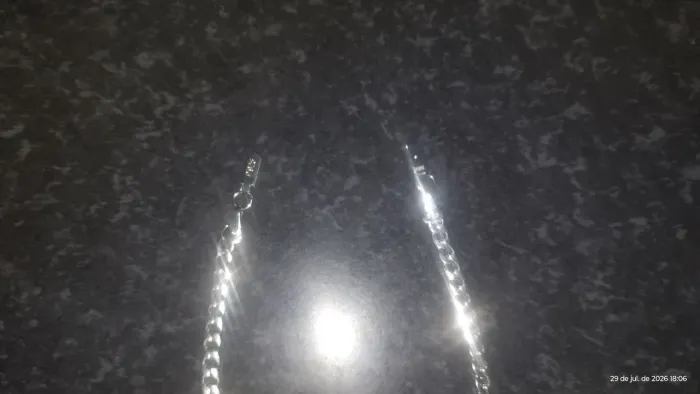 Pulseira de malha Grumet, prata 925.