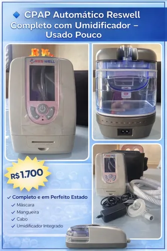 CPAP à Venda - Melhor qualidade de sono!