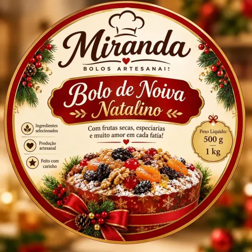 BOLO DE NOIVA NATALINO