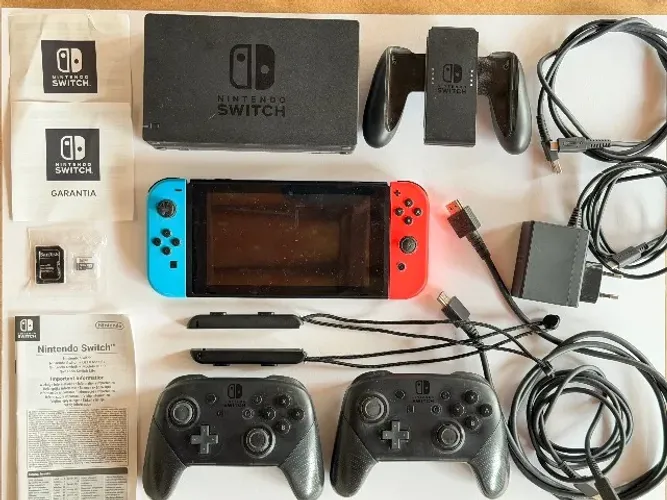 Nintendo Switch 1 - Modelo 2022 | Kit Completo