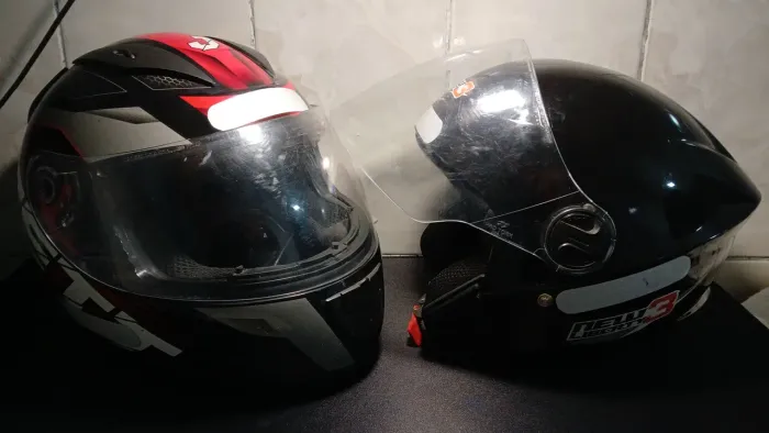 CAPACETE JETT E NEW LIBERTY USADOS