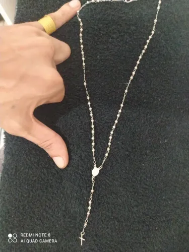 Terço de prata $100 reais pra sai logo
