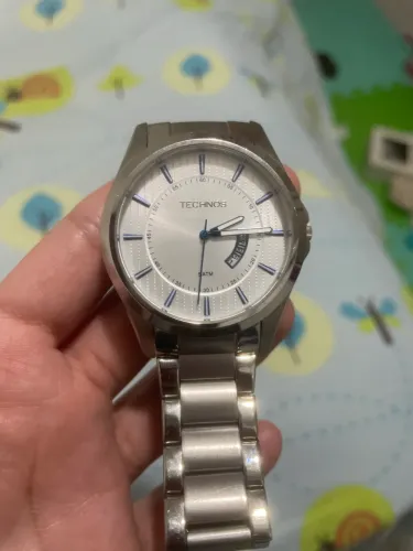 Relógio Technos Masculino Prata