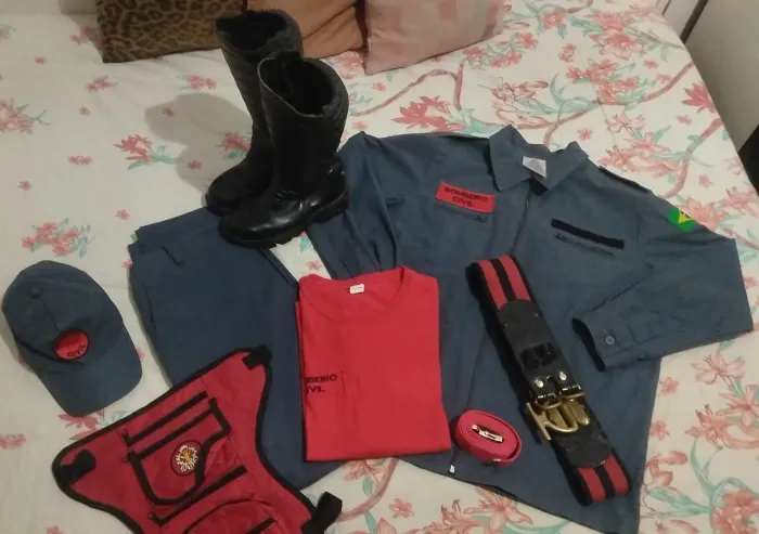 Kit Conjunto Bombeiro Civil